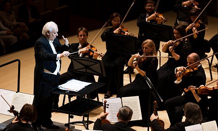 Академический симфонический оркестр Московской филармонии<br>
Дирижёр — Юрий Симонов