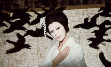 Показ экранизации оперы Пуччини «Мадам Баттерфляй» Режиссёр — Жан-Пьер Поннель 